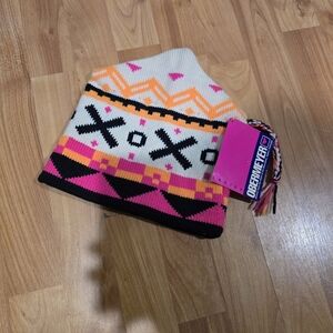 Vtg Obermeyer Made In USA Apres Ski Cilantro Wool Knit Southwestern Neon Jay NWT